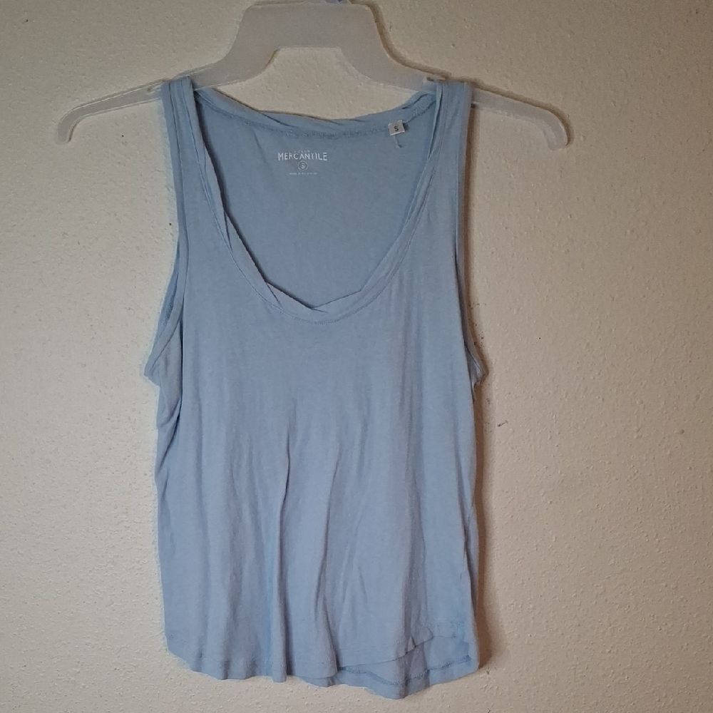 J. Crew Light Blue Tank Top size small